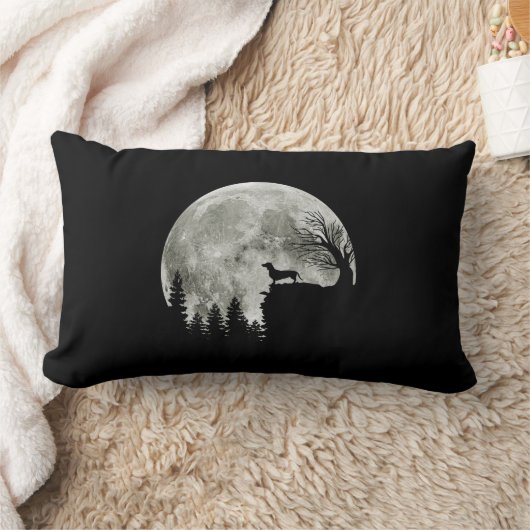 Dachshund On Mountain Halloween Graphic Tees Gifts ランバークッション (ブランケット)