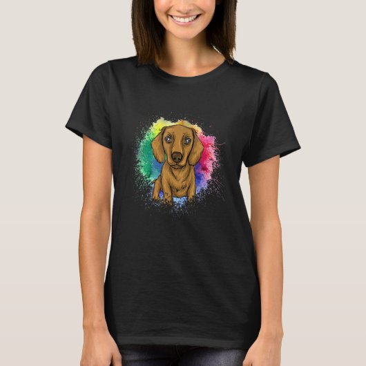 Dachshund Owner Sausage Dog Doxie Wiener Women Dac Tシャツ (正面)