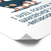 Dachshund Personal Stalker ポスター (角)