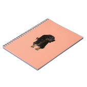 Dachshund Puppy ノートブック (左側)
