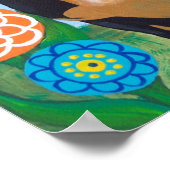 Dachshund Puppy Black and Tan Print ポスター (角)