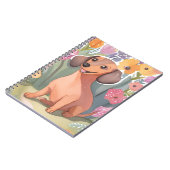 Dachshund Puppy | Watercolor Dog Pet ノートブック (左側)