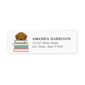 Dachshund Return Address Labels ラベル (正面)