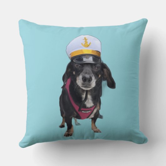 Dachshund the Sailor クッション (裏面)
