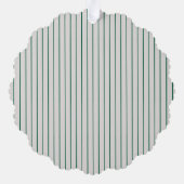 Dachshund through the Snow Christmas Holiday オーナメントカード (裏面)