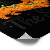 Dachshund Through The Snow Christmas Pajama Toddle ポスター (角)