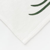 Dachshund Through The Snow Merry Christmas Dachshu フリースブランケット (角)