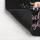 Dachshund Through The Snow Wiener Dog Christmas  マウスパッド (コーナー)