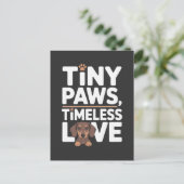 Dachshund Tiny Paws, Timeless Love シーズンポストカード (スタンド正面)