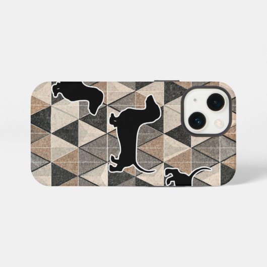 Dachshund Walking iPhoneケース (裏面横)
