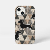 Dachshund Walking iPhoneケース (裏面)