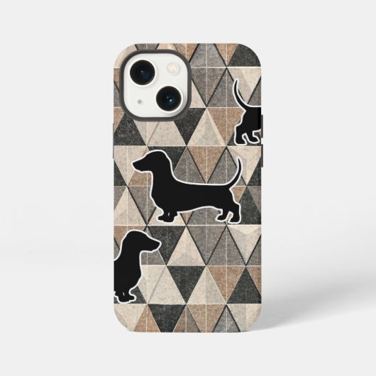 Dachshund Walking iPhoneケース (裏面)