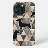 Dachshund Walking iPhoneケース (裏面)