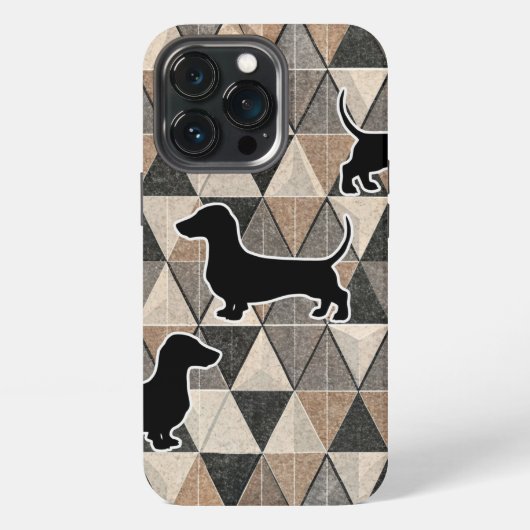 Dachshund Walking iPhoneケース (裏面)