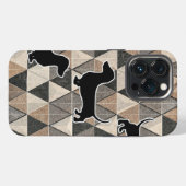 Dachshund Walking iPhoneケース (裏面横)