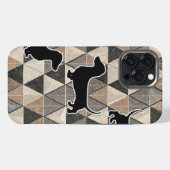 Dachshund Walking iPhoneケース (裏面横)