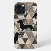 Dachshund Walking iPhoneケース (裏面)
