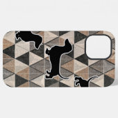 Dachshund Walking iPhoneケース (裏面横)