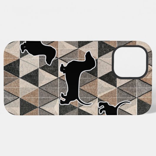 Dachshund Walking iPhoneケース (裏面横)