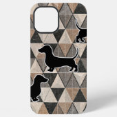 Dachshund Walking iPhoneケース (裏面)