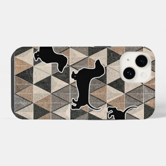 Dachshund Walking iPhoneケース (裏面横)
