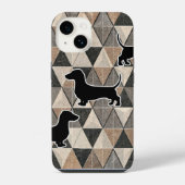 Dachshund Walking iPhoneケース (裏面)
