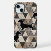 Dachshund Walking iPhoneケース (裏面)