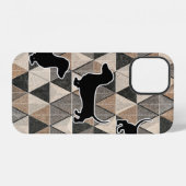 Dachshund Walking iPhoneケース (裏面横)