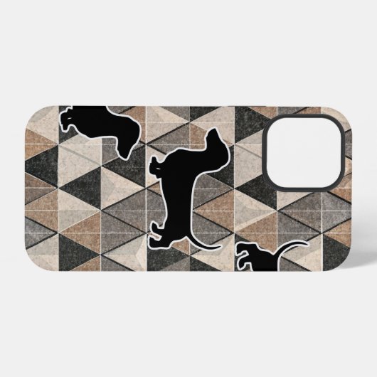 Dachshund Walking iPhoneケース (裏面横)
