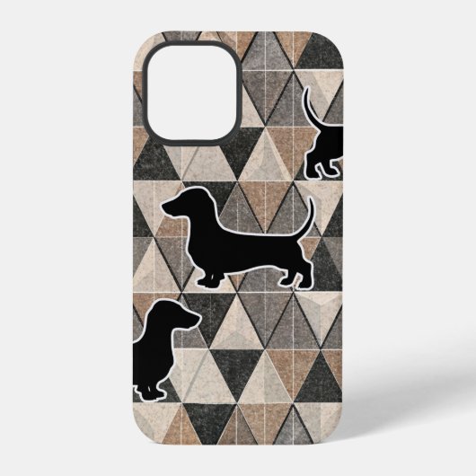 Dachshund Walking iPhoneケース (裏面)