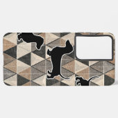 Dachshund Walking Samsung Galaxyケース (左側面)
