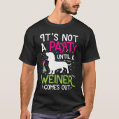 Dachshund Weiner Dog Funny Tシャツ (正面)