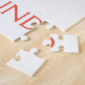 Dachshund Welcome 16進数記号、編集文字 ジグソーパズル (側面)