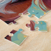 DACHSHUND Wienerdogおもしろいキッズパズル ジグソーパズル (側面)