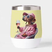 Dachshund Wine Drinker (背面)