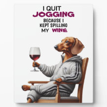 Dachshund Wine Drinker