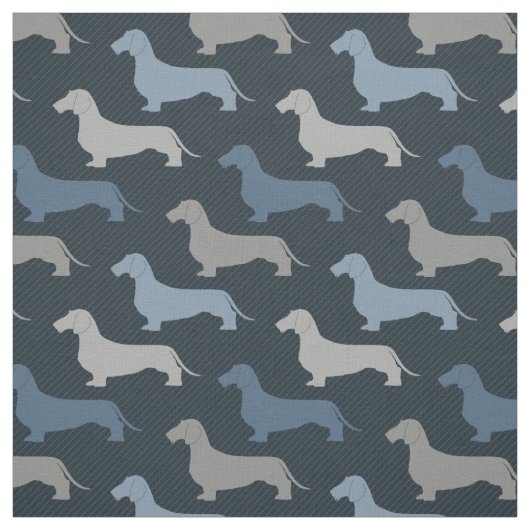 Dachshund - Wire Haired ファブリック (見本)