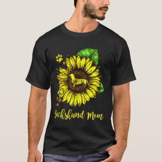 Dachshund With Dog Paw Tシャツ