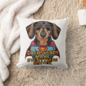 Dachshundsすべてを改善する クッション (ブランケット)