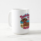 Dachshundsすべてを改善する コーヒーマグカップ (正面左)