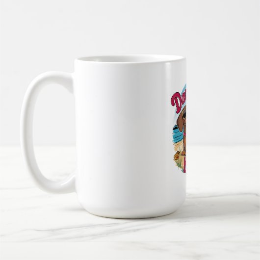 Dachshundsすべてを改善する コーヒーマグカップ (左)