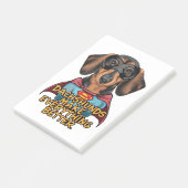 Dachshundsすべてを改善する ポストイット (アングル)