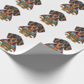 Dachshundsすべてを改善する ラッピングペーパー (角)