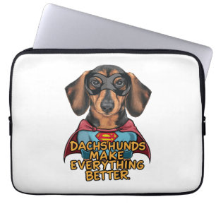 Dachshundsすべてを改善する ラップトップスリーブ
