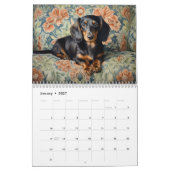 Dachshundsカレンダー、任意の年 カレンダー (1月 2027)