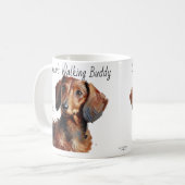 Dachshunds/グラムの歩くバディモダンコーヒーマグ コーヒーマグカップ (正面左)