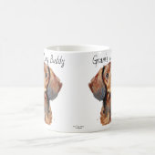 Dachshunds/グラムの歩くバディモダンコーヒーマグ コーヒーマグカップ (中央)