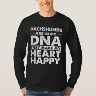 Dachshunds Are In My DNA  For Dachshund Tシャツ