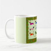 Dachshunds Christmas mug コーヒーマグカップ (左)