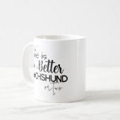 Dachshunds Friendsの写真で最高の生活が良い コーヒーマグカップ (正面左)